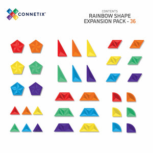 Connetix Rainbow Shape Expansion Pack 36 pc