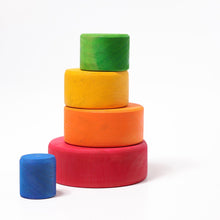 Coloured Stacking Bowls Outside Red
