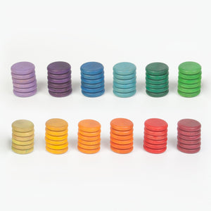 Grapat Coloured Coins 72 in 12 colours