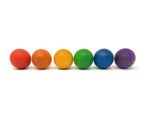 Grapat Balls Coloured, 6 pieces