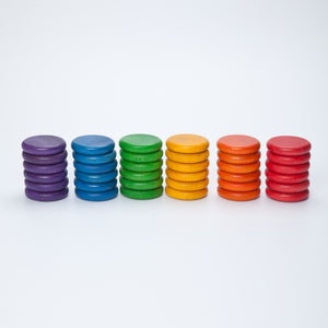 Grapat Coloured Coins 36 in 6 Colours