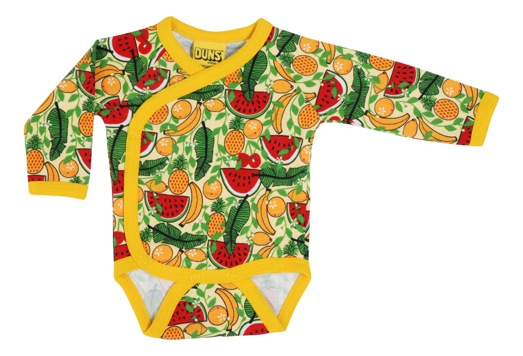 DUNS by Sweden - Long Sleeve Kimono Body Suit - Tropical