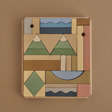 Raduga Grez Wooden Mountains Building Blocks