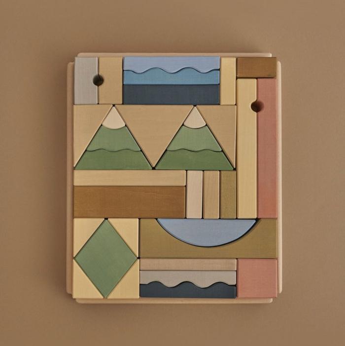 Raduga Grez Wooden Mountains Building Blocks