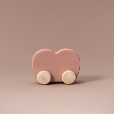 Wooden Toy Car Heart Raduga Grëz