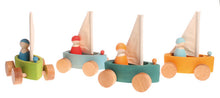 Grimm's Set of 4 Small Land Yachts with 4 Sailors