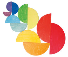 Rainbow Large 11 Piece Semi Circles