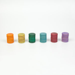 Grapat Coloured Coins 36 in 6 additional Colours