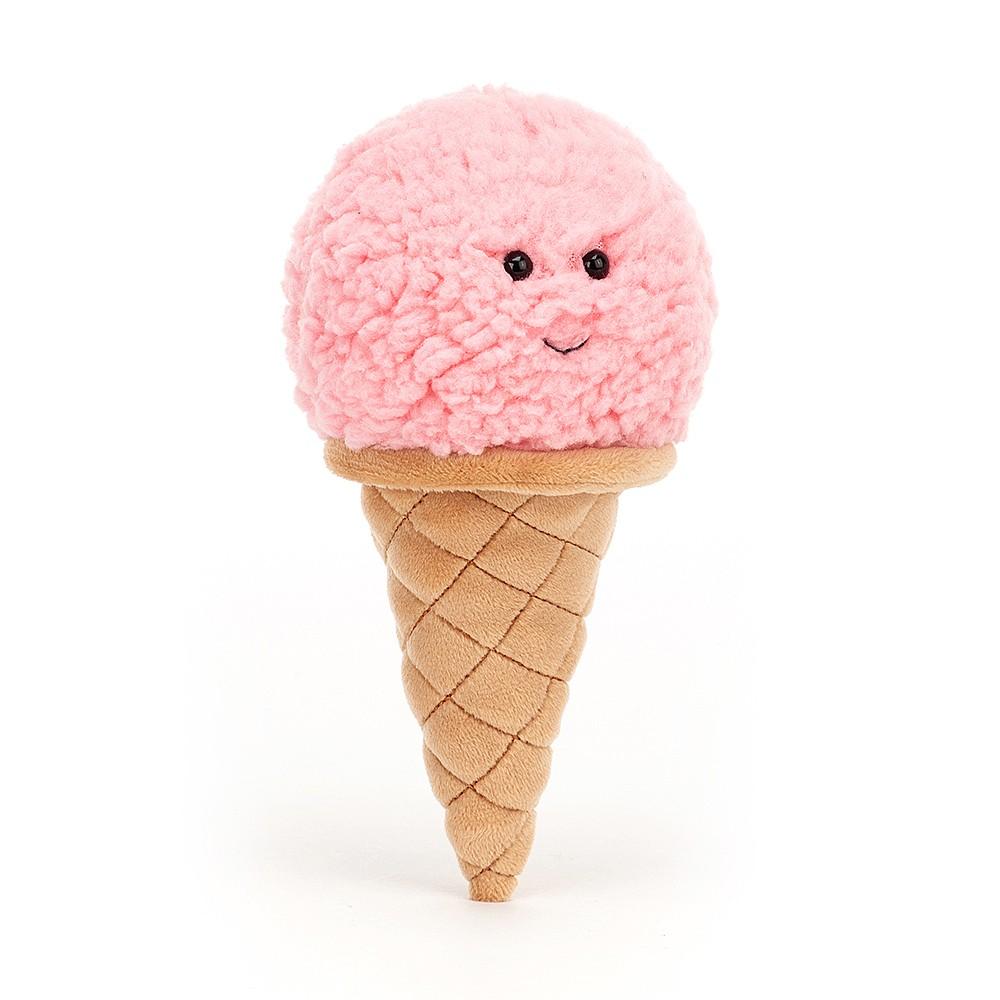 Jellycat Irresistible Ice Cream - Strawberry, Vanilla, or Mint