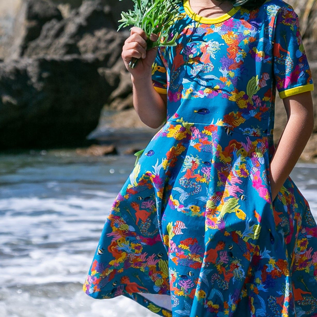 Coddi & Womple - Merin & Pearl the Ocean's Gardeners | Twirl dress